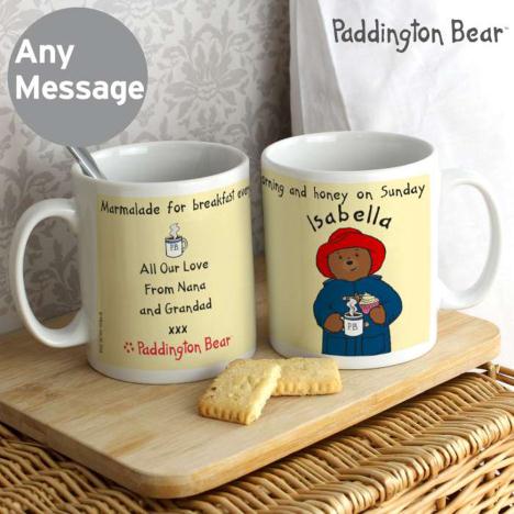 Personalised Paddington Bear Breakfast Mug Extra Image 1